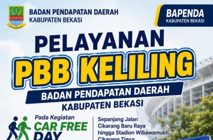 Bapenda Kabupaten Bekasi Dekatkan Pelayanan Pajak Lewat CFD Mingguan