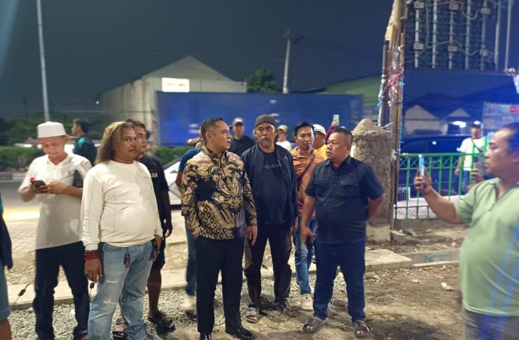 Usai Terima Penghargaan, Plt. Bupati Bekasi Sidak Malam ke Pasar Baru Cikarang