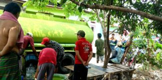 Tim BRANI Salurkan Bantuan Air Bersih di Kampung Blendung Kedung Pengawas