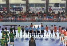Diwarnai Kartu Merah, Laga Porprov 2026 Futsal Bekasi vs Bogor Berakhir Imbang Porprov 2026